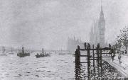 Claude Monet The Thames and Parliament Spain oil painting artist